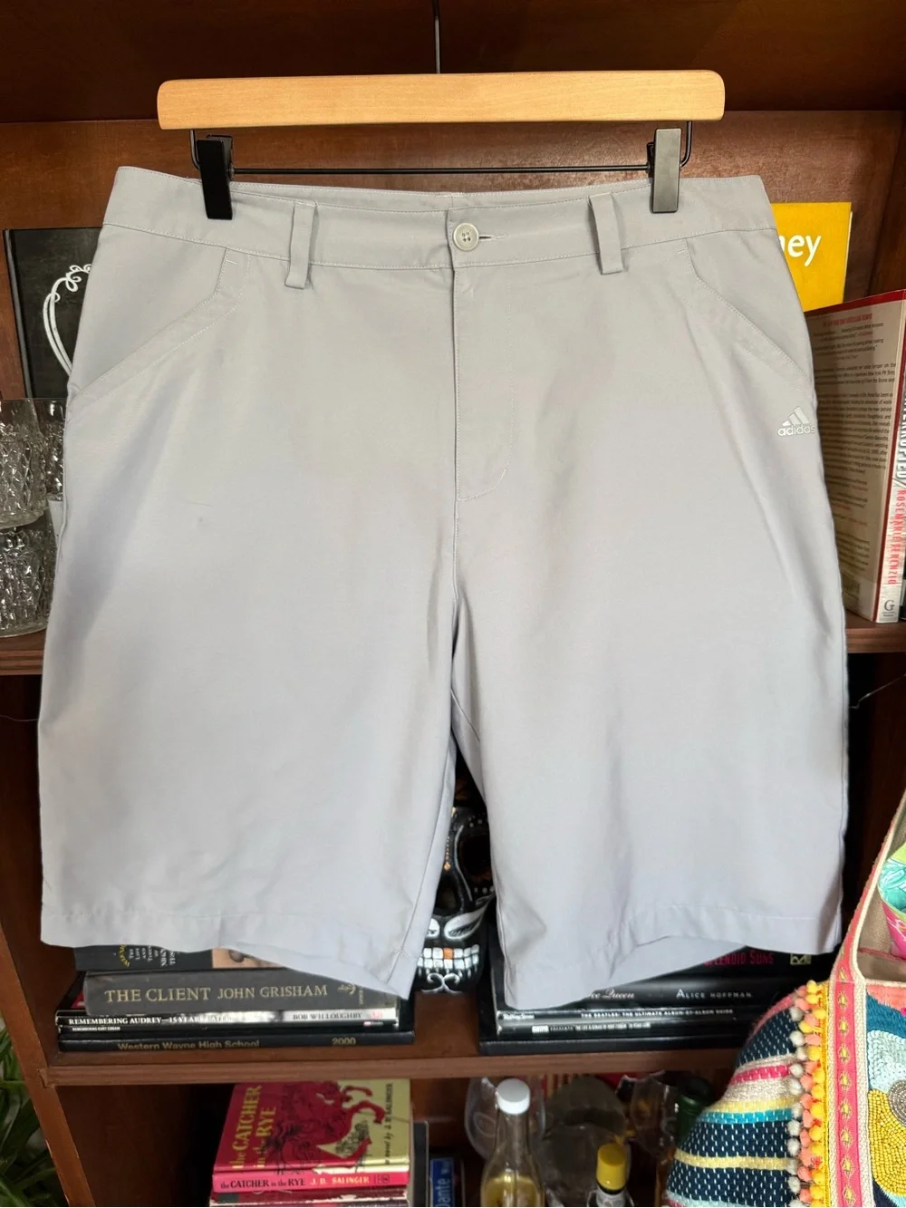 adidas - Hybrid Performance Shorts - Light Gray - Men’s 34